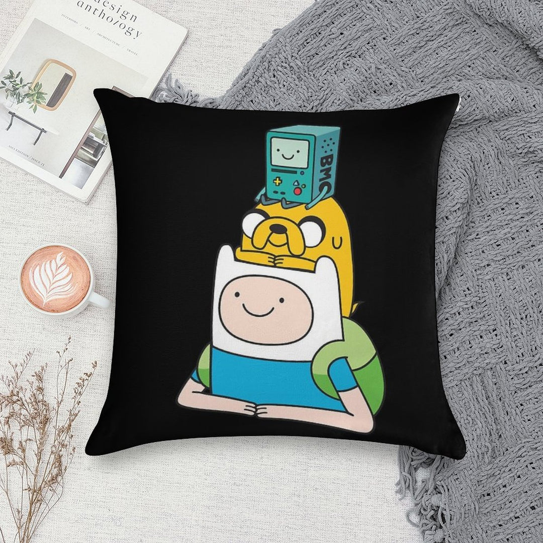 Finn Jake BMO Soft Ultra-Soft Texture Throw Pillow
