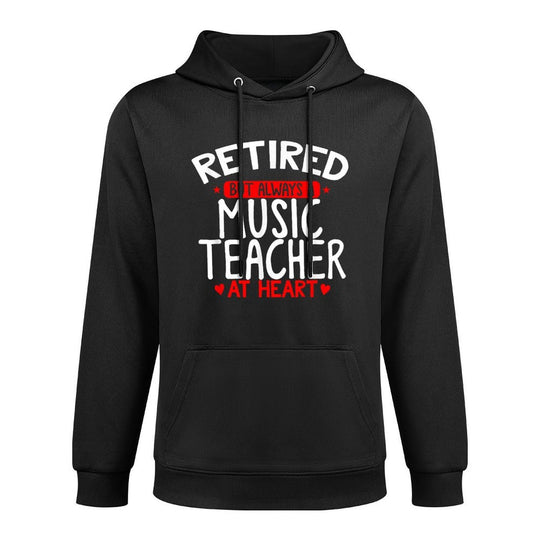Retired Music Teacher - Retired Music Teacher Gift Adjustable Hood Hoodie