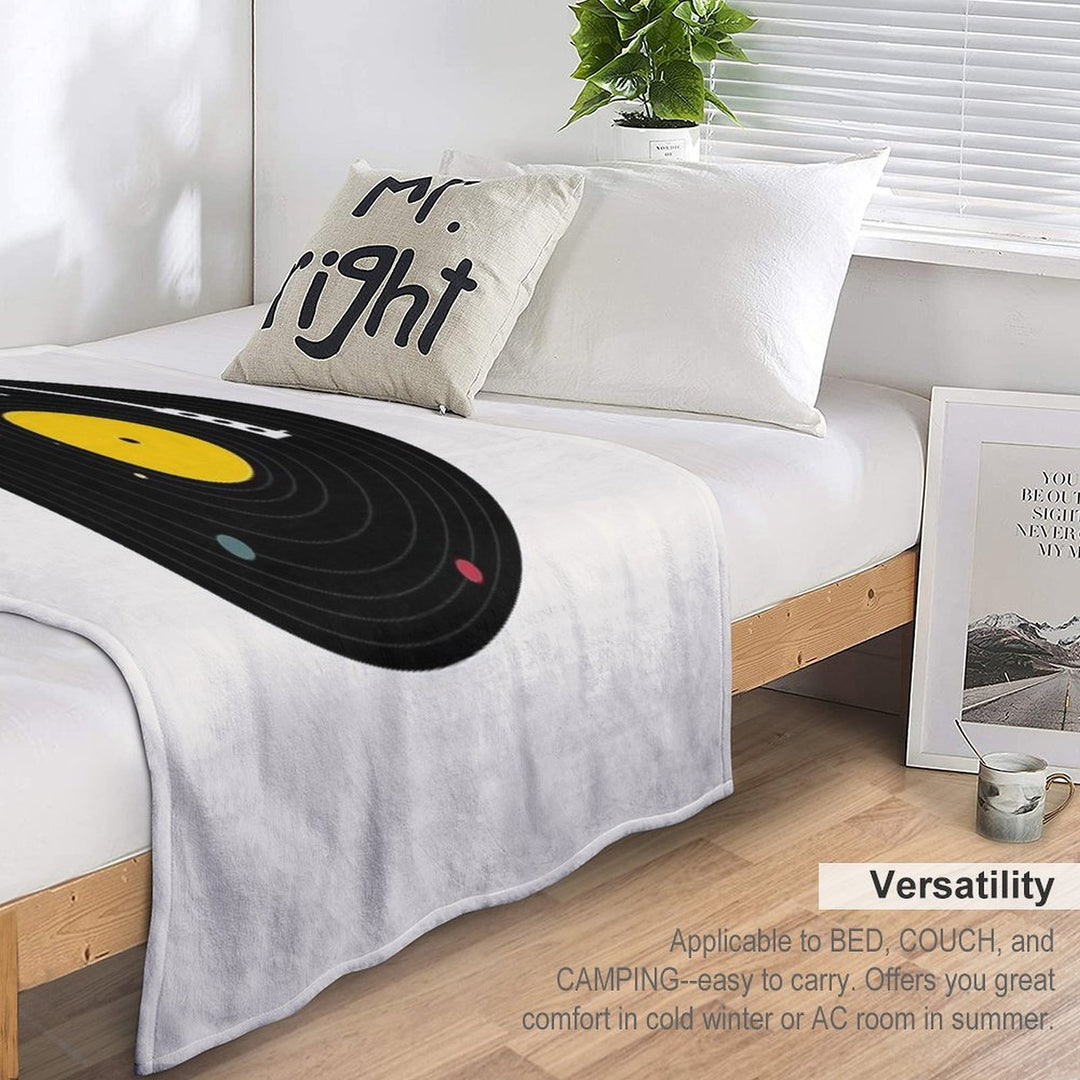 Music Everywhere Anti-pilling Throw Blanket