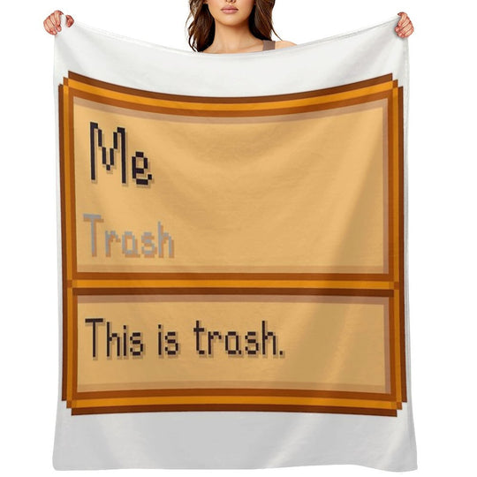 Stardew Valley Trash Item But Its You! D Travel-friendly Throw Blanket