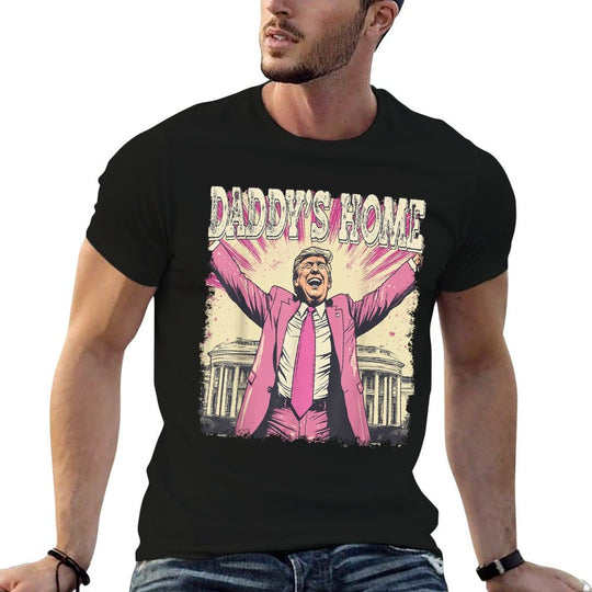 Daddys Home Funny Graphic Daddys Home  Versatile T-Shirt