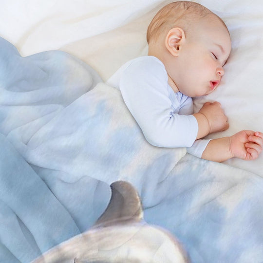 Playful Dolphins Wrinkle-free Throw Blanket