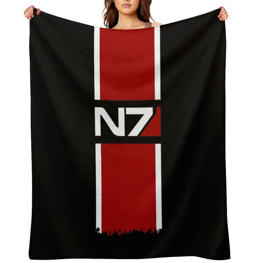 N7 Velvety-soft Throw Blanket