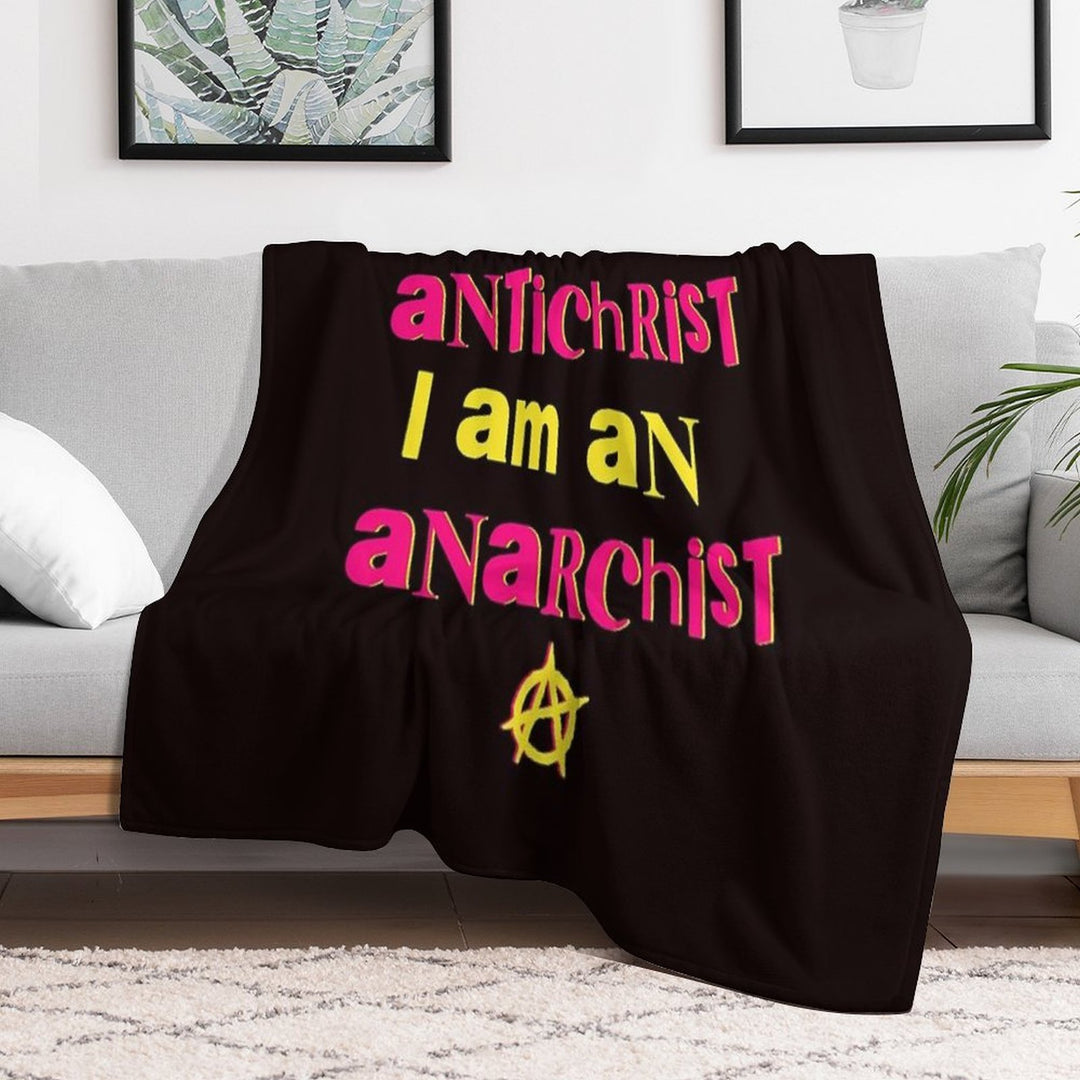 Sex Pistols - Anarchist Antichrist Punk Rock Music Lightweight Throw Blanket