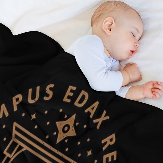 Tempus Edax Rerum Quick-dry Throw Blanket