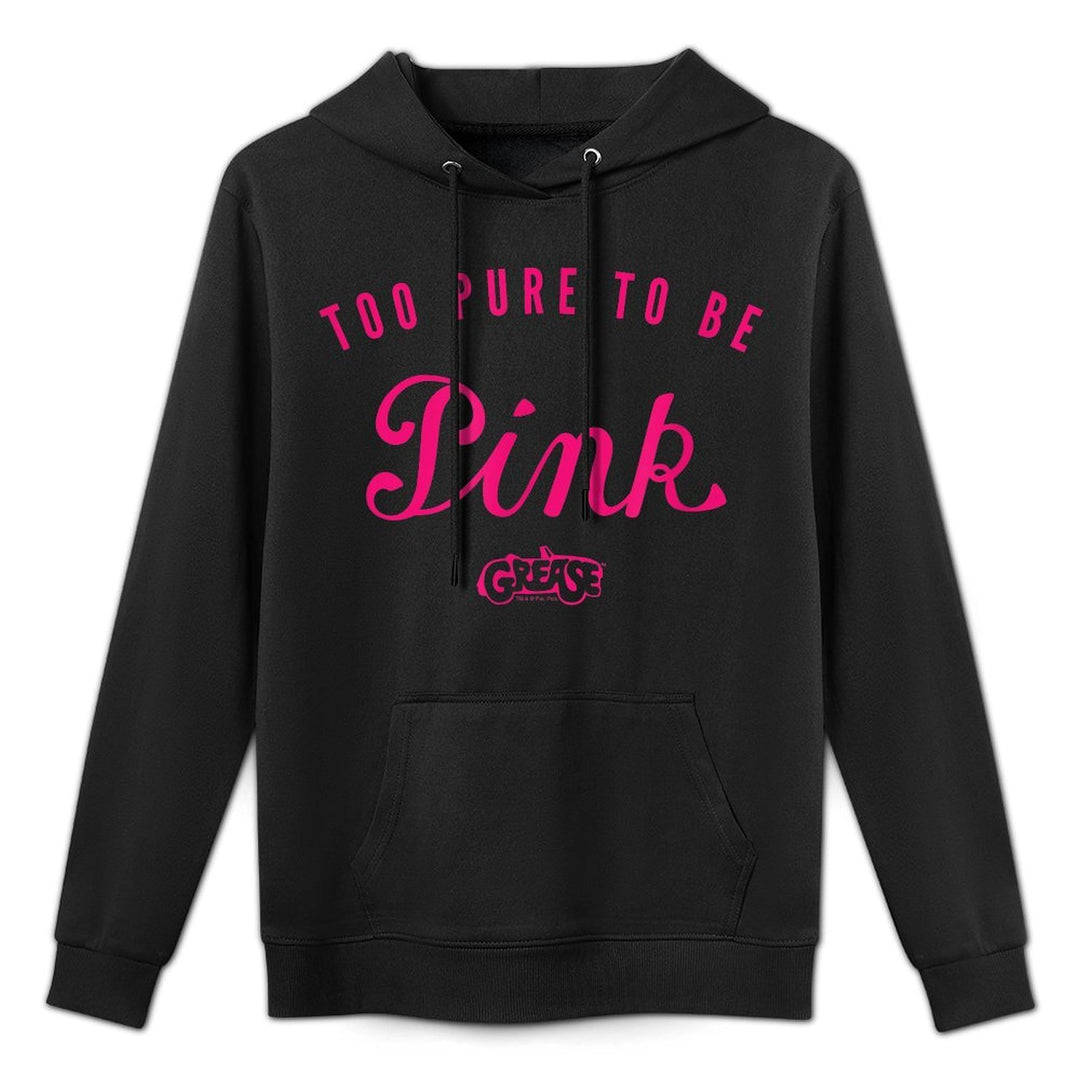 Grease - Too Pure To Be Pink Cotton-Polyester Blend Hoodie