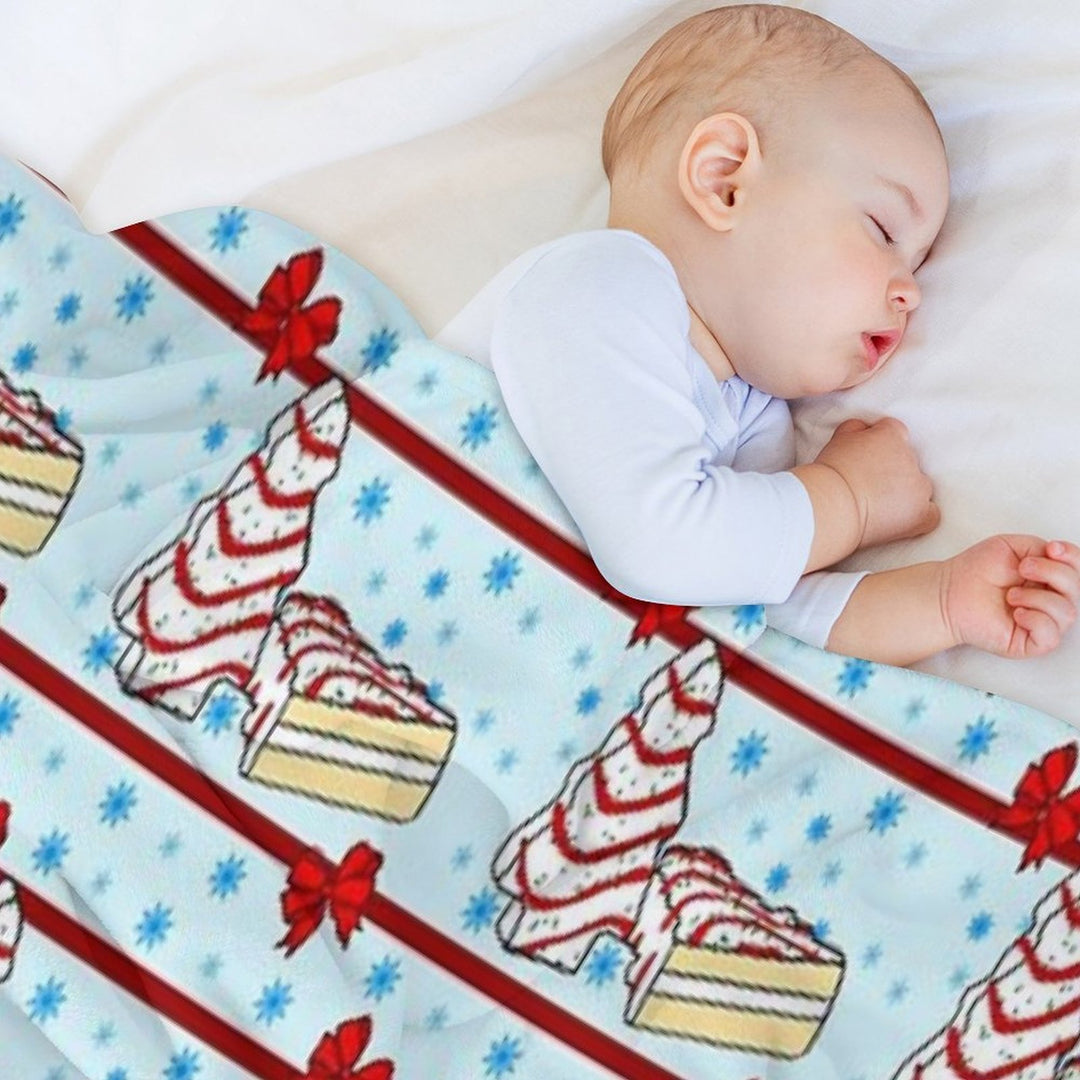 Little Debbie Christmas Cakes Compact Throw Blanket