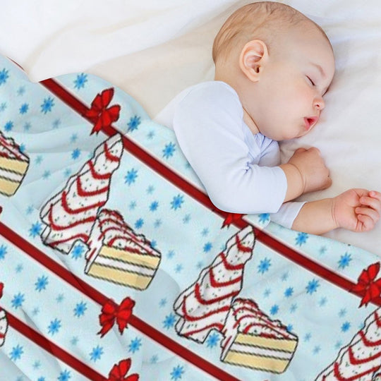 Little Debbie Christmas Cakes Compact Throw Blanket