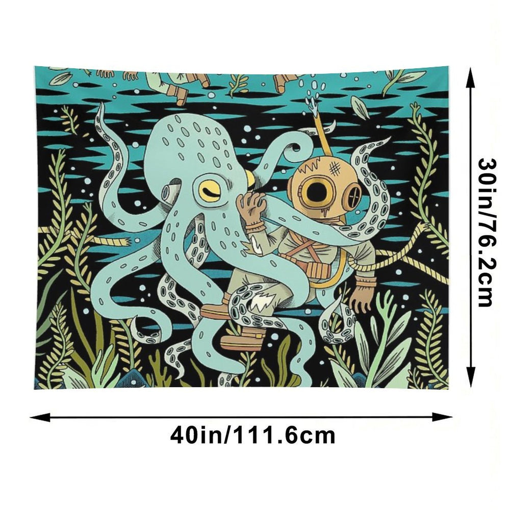Diver Tapestry