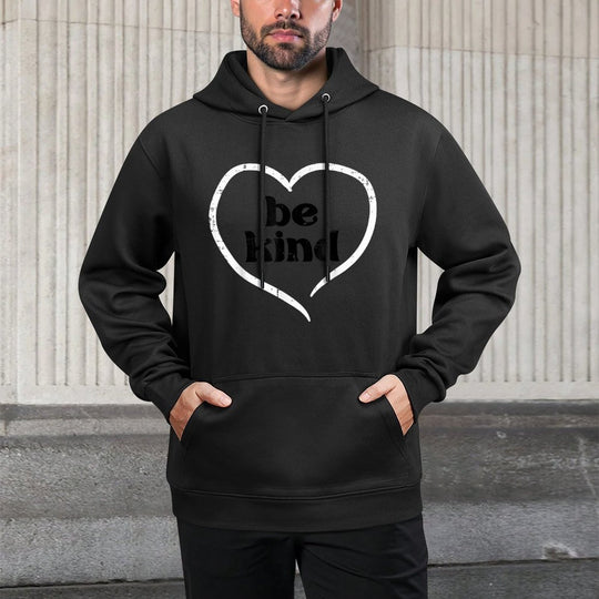 Be Kind Heart Kids Unity Day Orange Anti Bullying Colorfast Hoodie