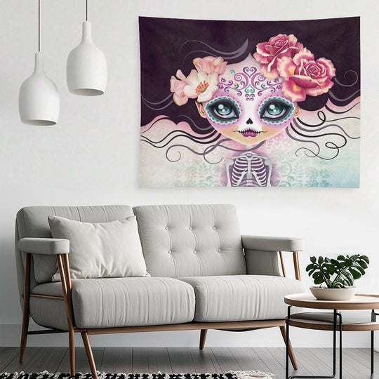Camila Huesitos - Sugar Skull Tapestry