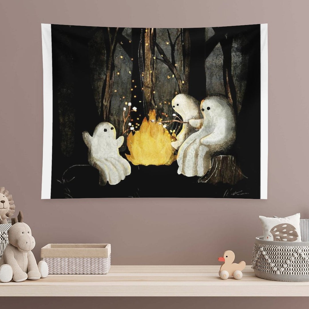 Marshmallows And Ghost Stories Tapestry