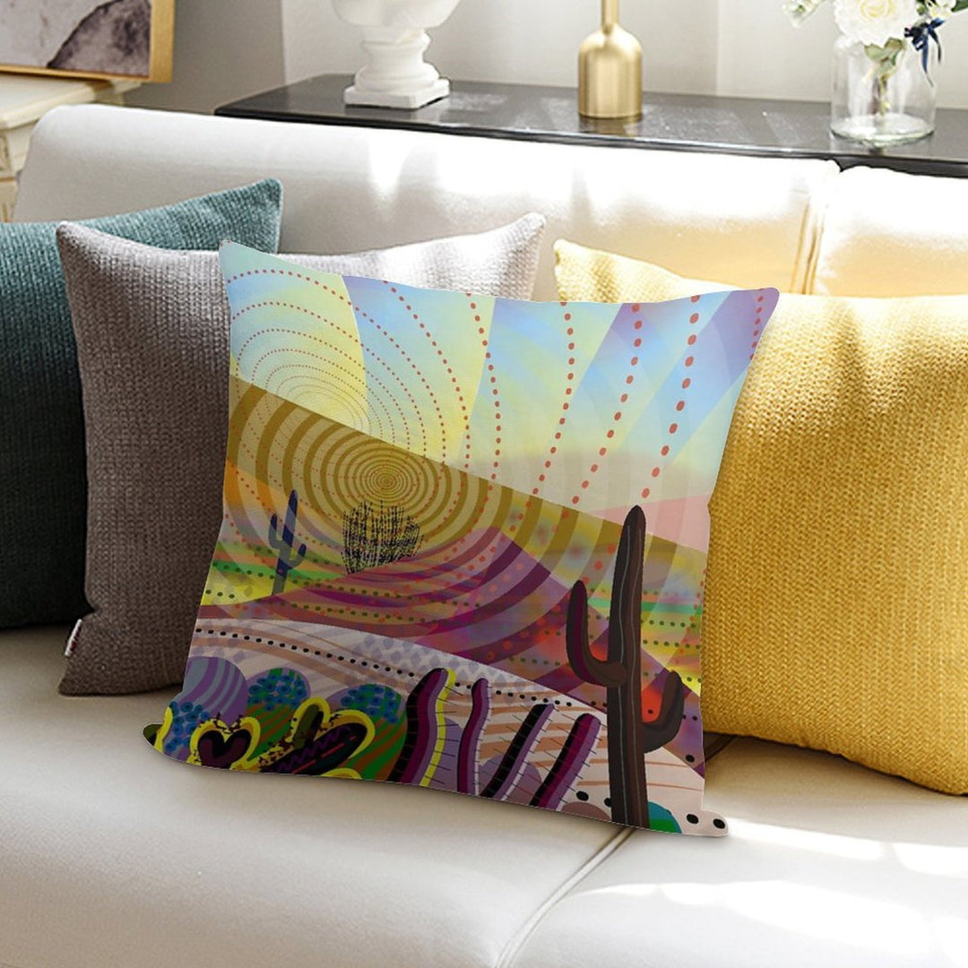 Desert Eye Soft Ultra-Soft Texture Throw Pillow