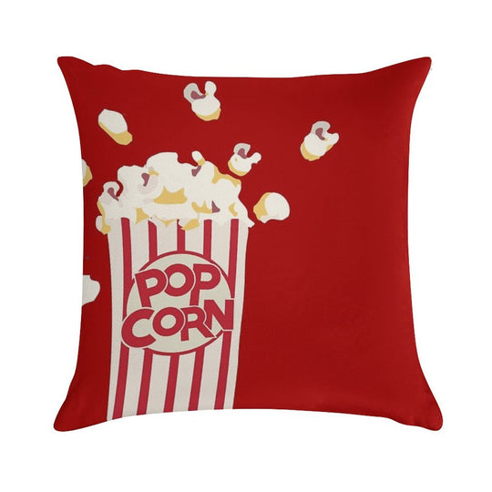 Retro Popcorn Soft Anti-Pilling Throw Pillow