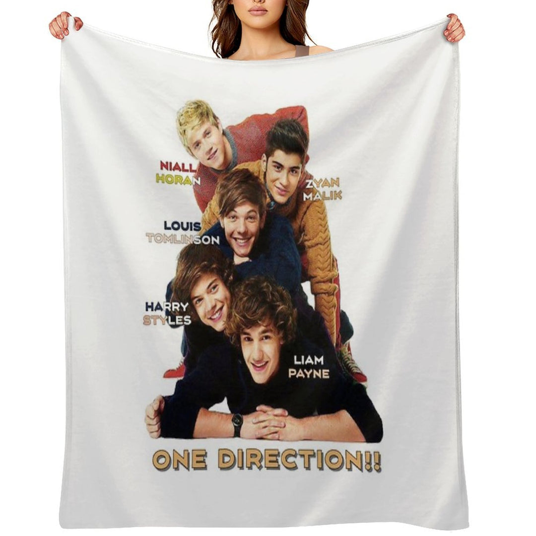 One Direction Unite!!! Travel-friendly Throw Blanket