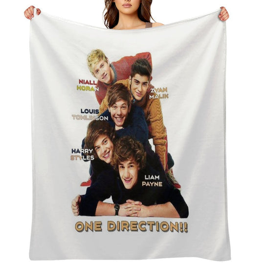 One Direction Unite!!! Travel-friendly Throw Blanket
