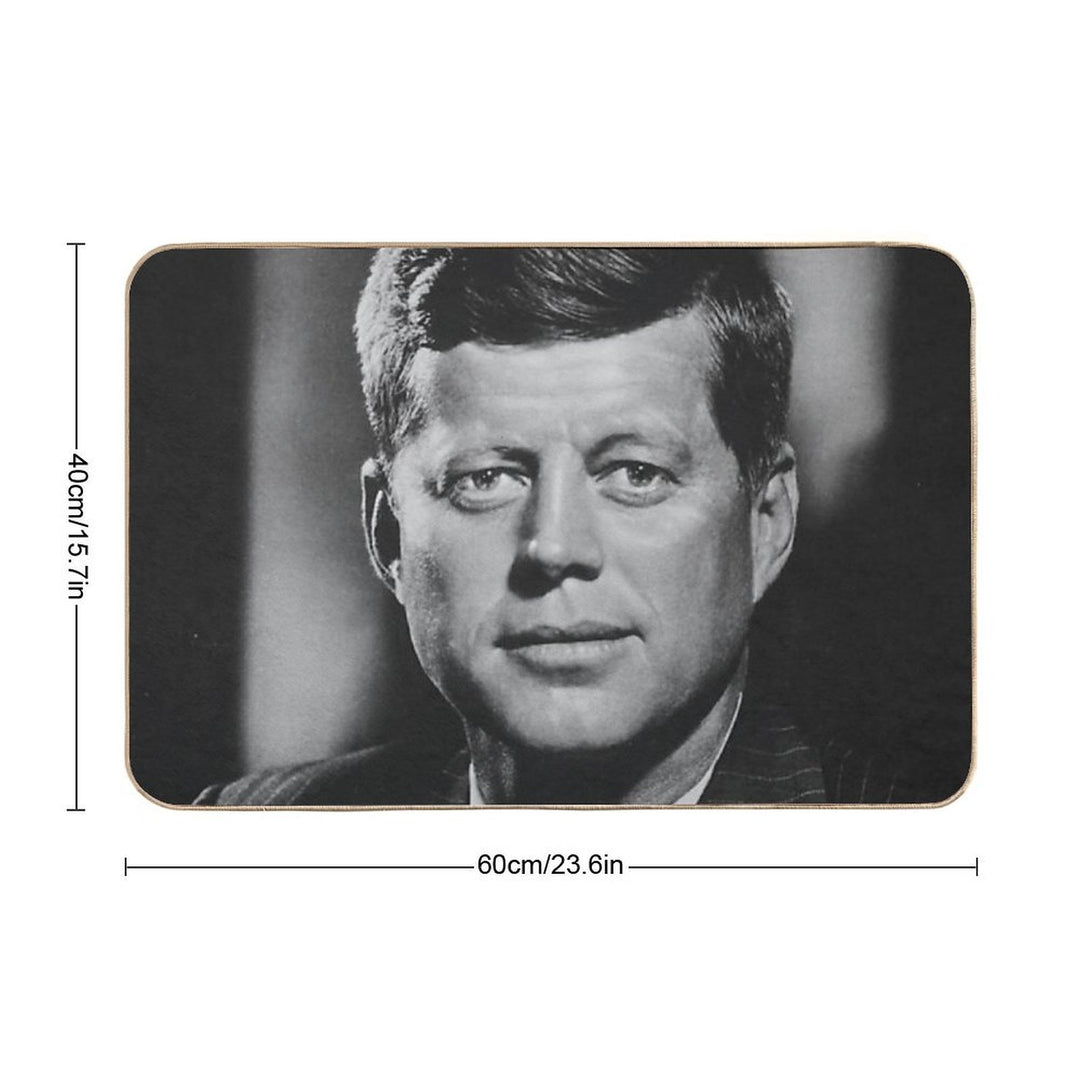 President John F Kennedy  Dirt-Trapping Bath Mat