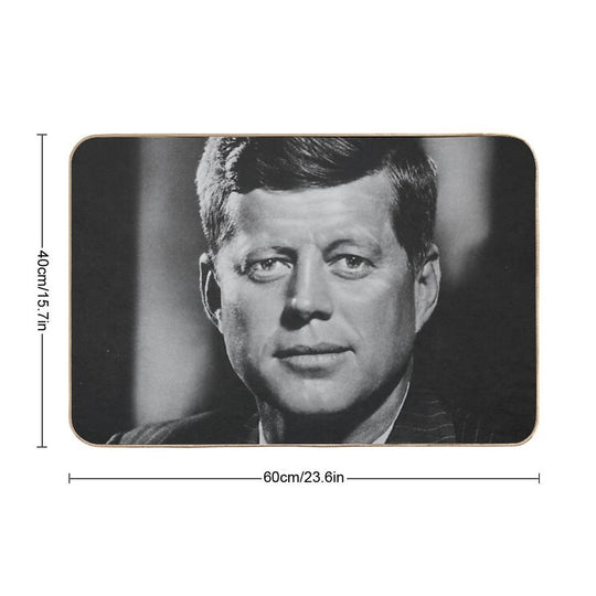 President John F Kennedy  Dirt-Trapping Bath Mat