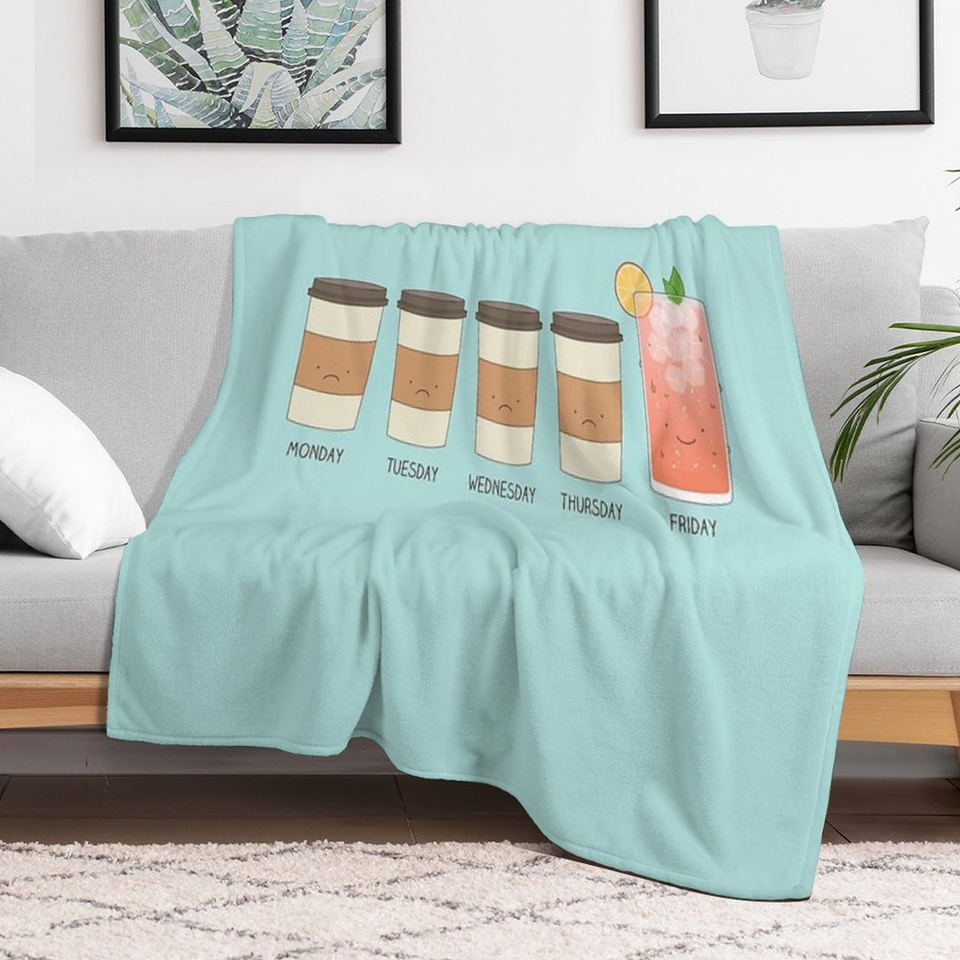 Happy Friday! Premium Throw Blanket