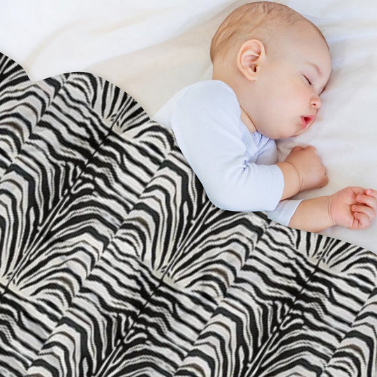 Zebra Plush Throw Blanket