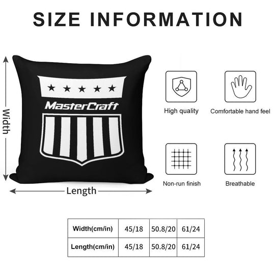 BEST SELLER - Mastercraft Logo Soft Anti-Pilling Throw Pillow