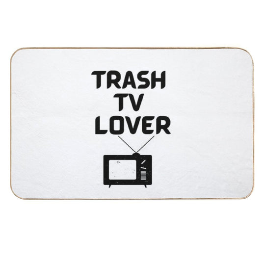 Trash TV Lover  Absorbent Bath Mat