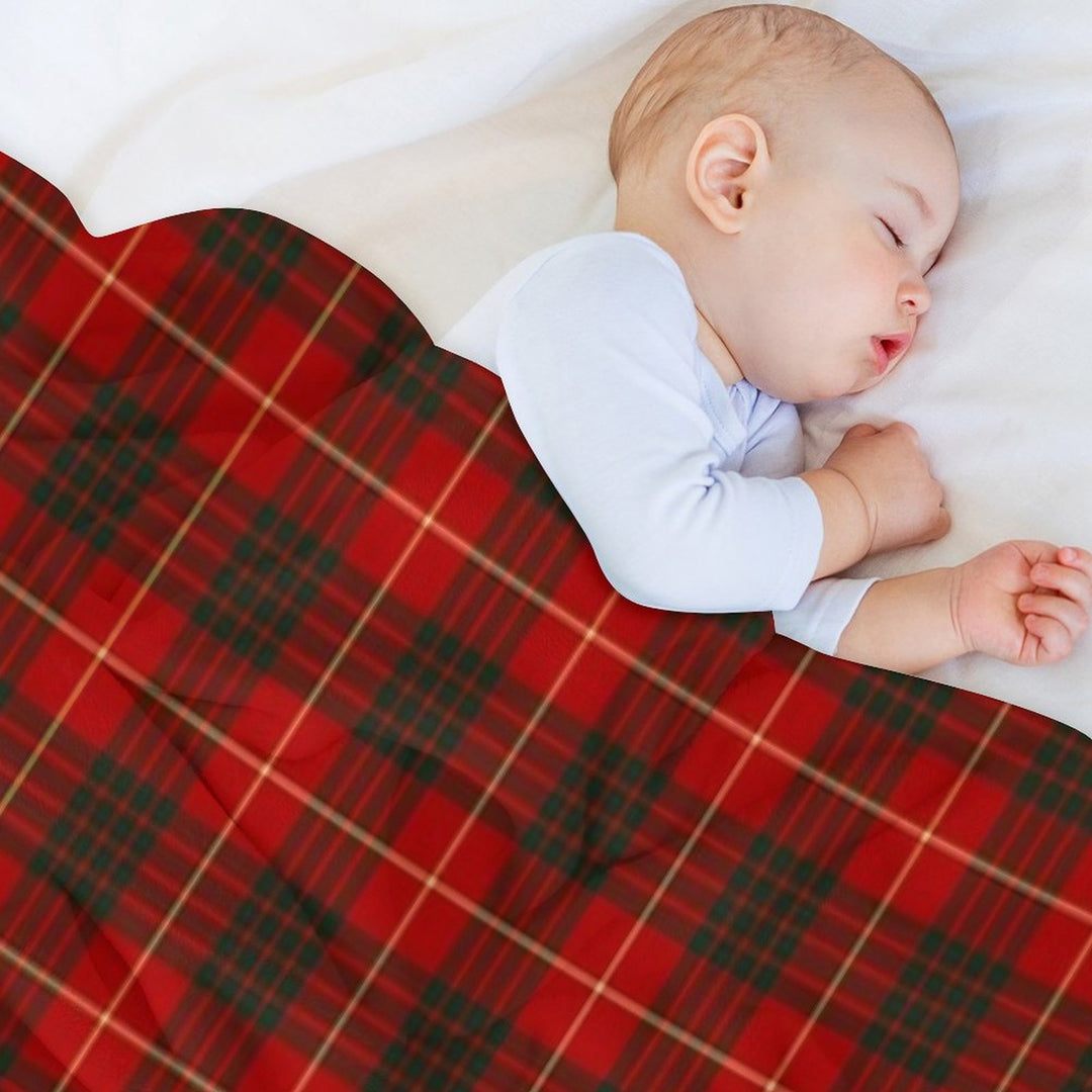 Clan Cameron Tartan All-season Throw Blanket