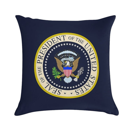 Seal of The President of The United States Soft Easy Maintenance Throw Pillow