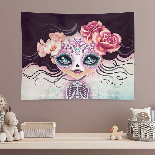 Camila Huesitos - Sugar Skull Tapestry