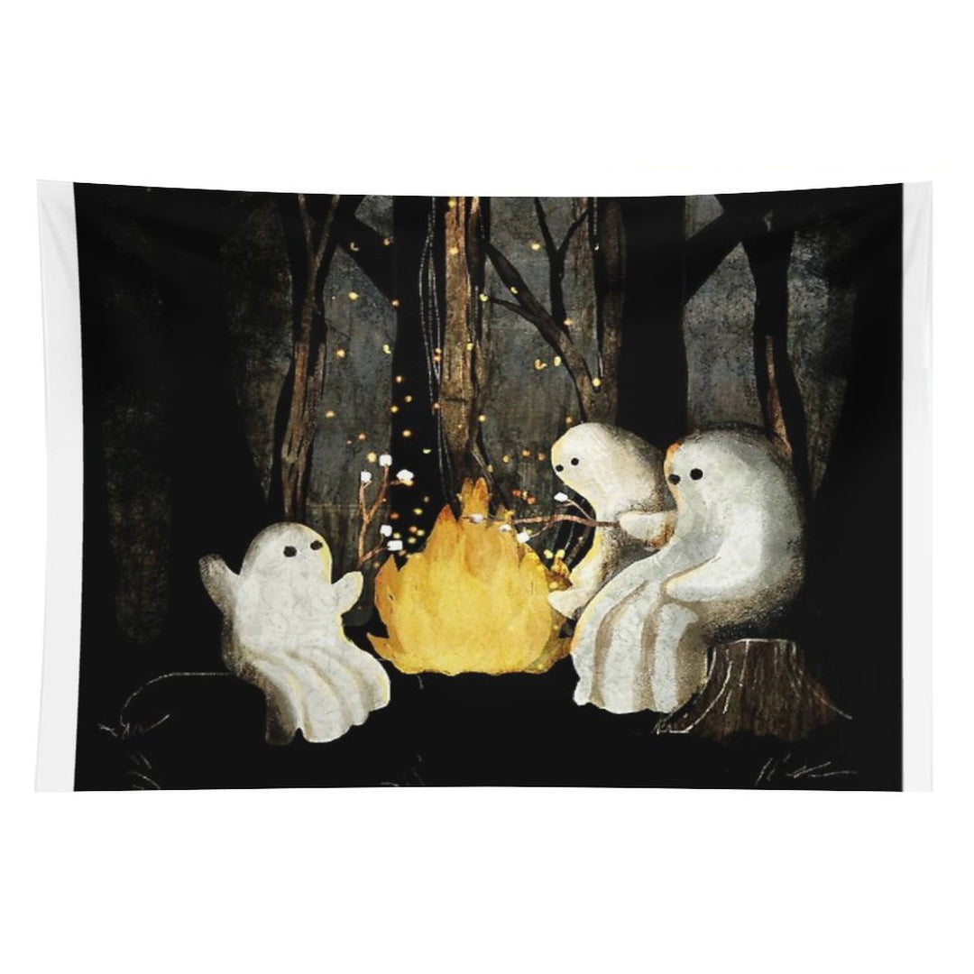 Marshmallows And Ghost Stories Tapestry