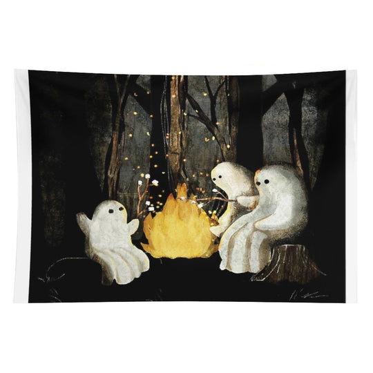 Marshmallows And Ghost Stories Tapestry
