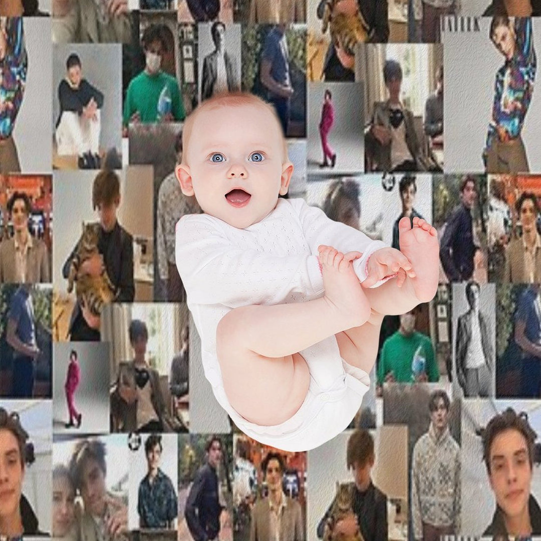 Louis Partridge Poster Lightweight Throw Blanket