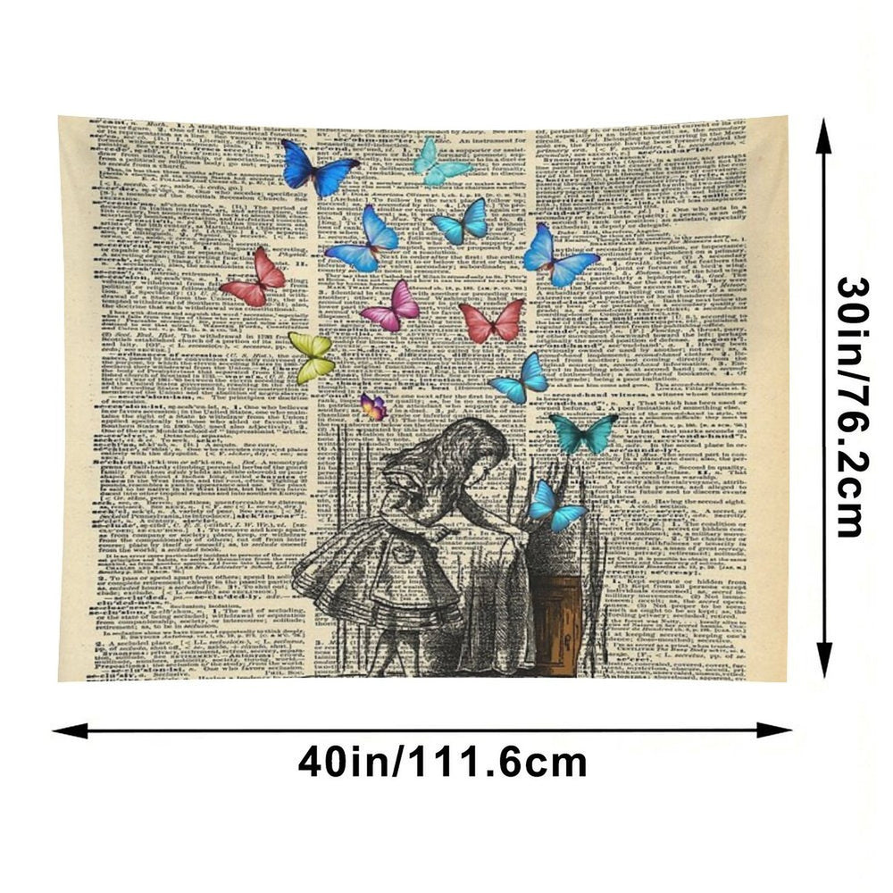 Alice In Wonderland - Let The Adventure Begin Tapestry