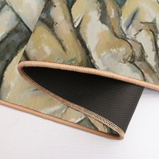 Paul Cézanne - The Large Bathers (Les Grandes Baigneuses) 1905  Fade-Resistant Bath Mat