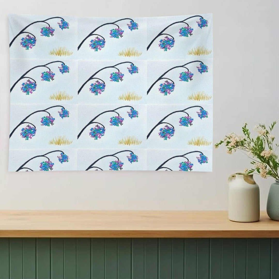 Letter Flower Tapestry