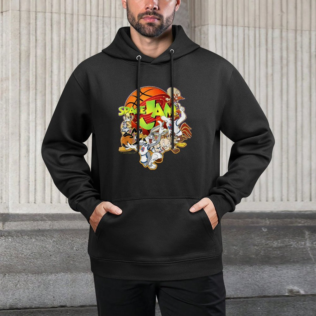 Space Jam Classic Looney Tunes Group Jam Versatile Streetwear Hoodie