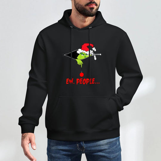 Funny Christmas Ew People Men Women Kid Boys Girls Colorfast Hoodie