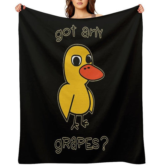 Got Any Grapes Travel-friendly Throw Blanket