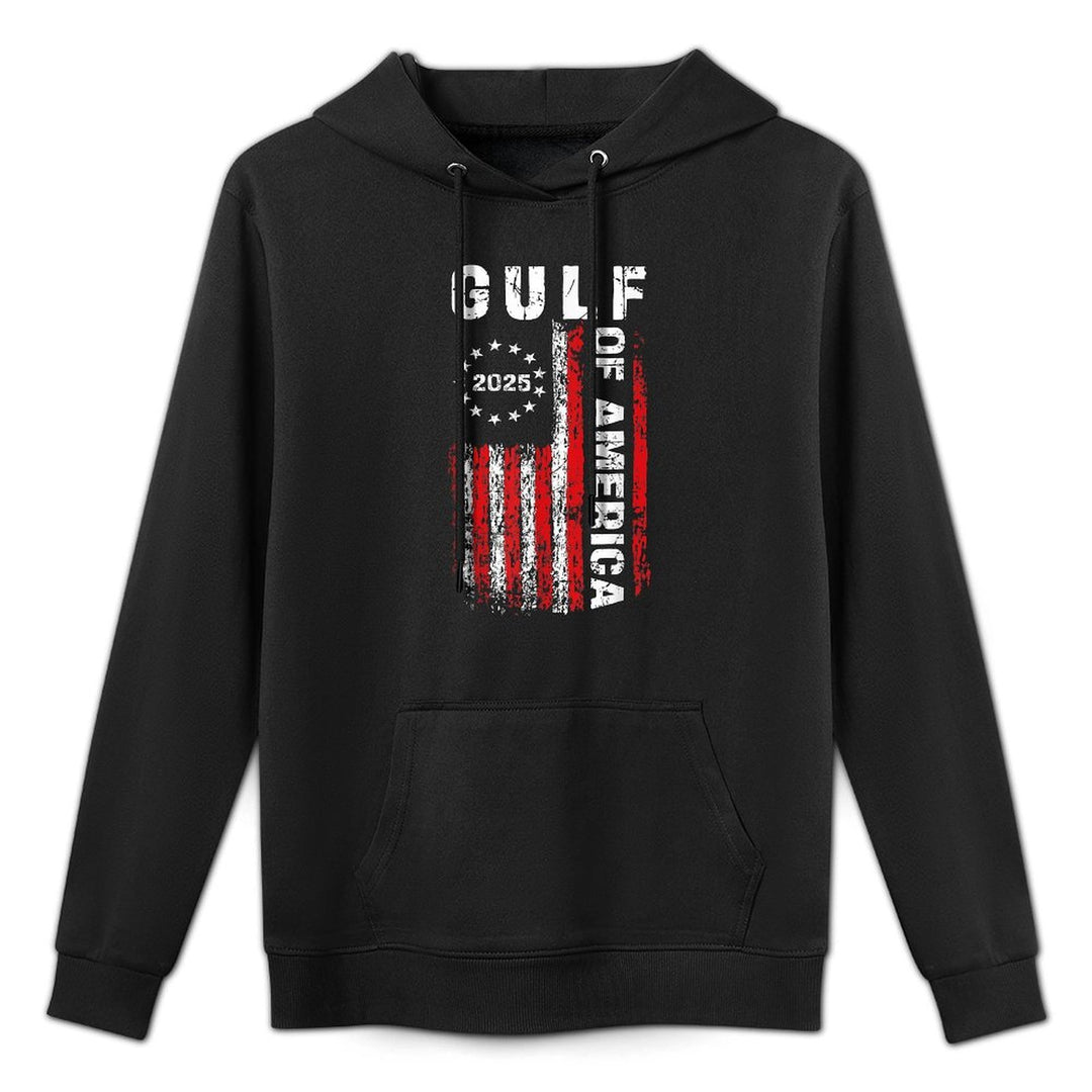 Gulf of USA America Funny USA Flag All-Day Comfort Hoodie
