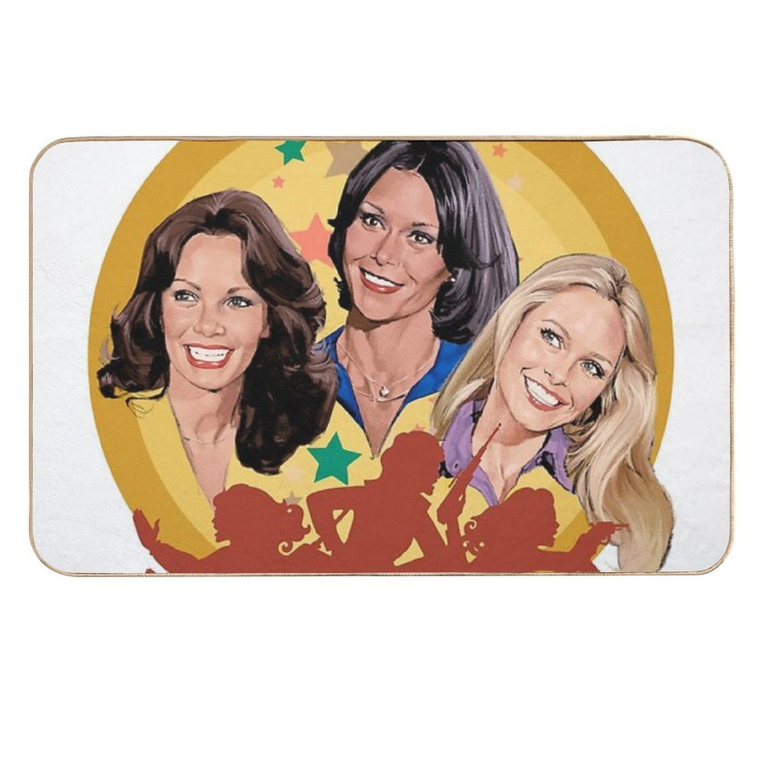 Yellow Angels  Anti-Trip Bath Mat