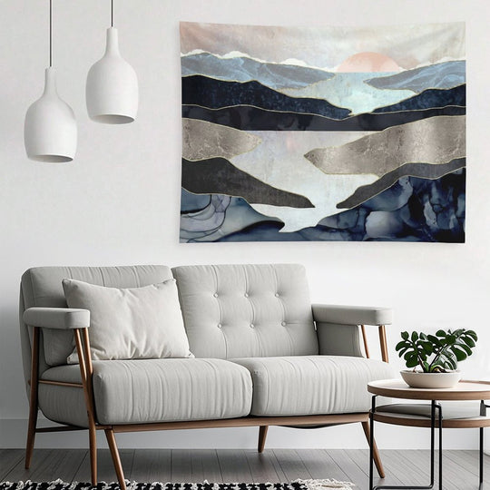 Blue Mountain Lake Tapestry