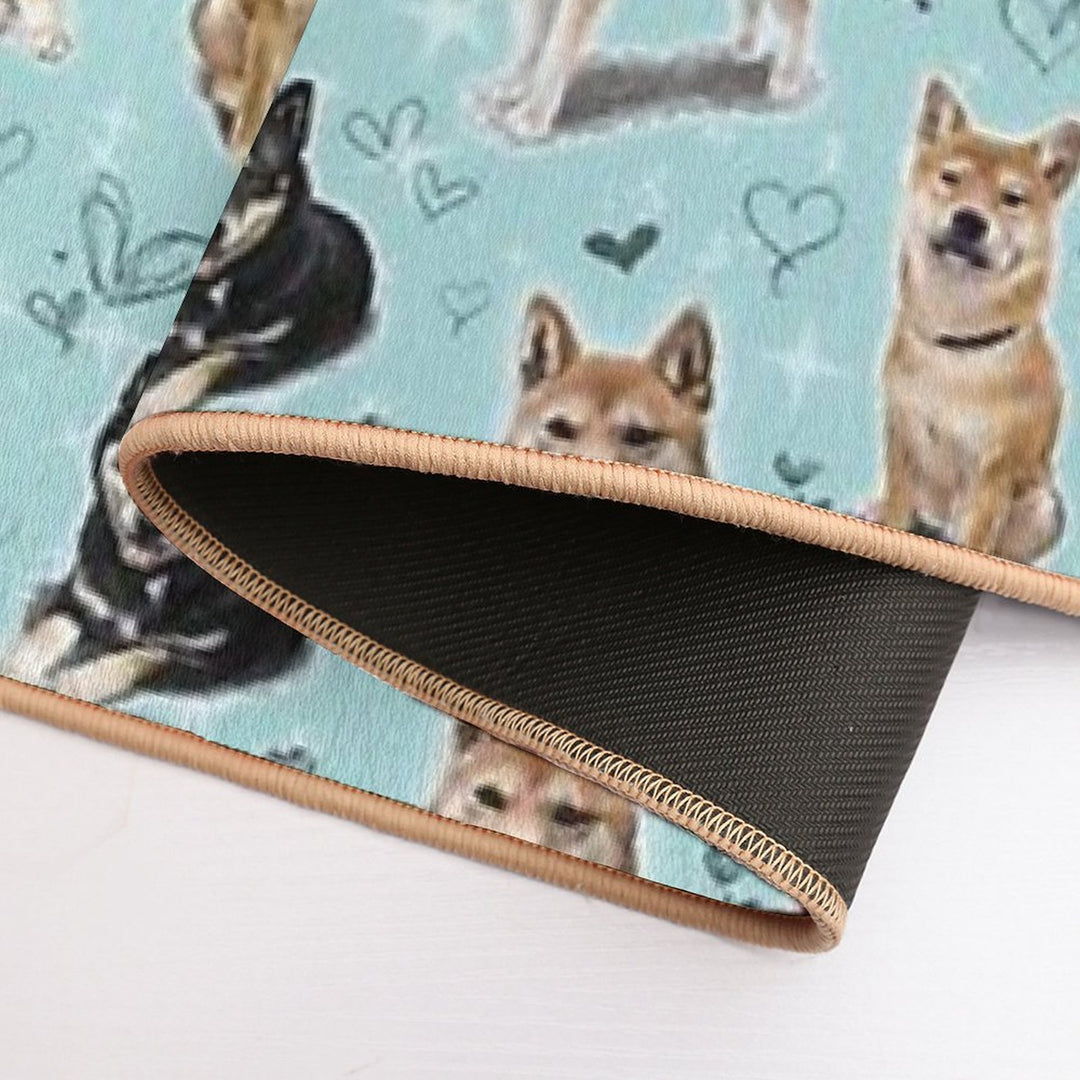 Shiba Inu  High-Traffic Bath Mat