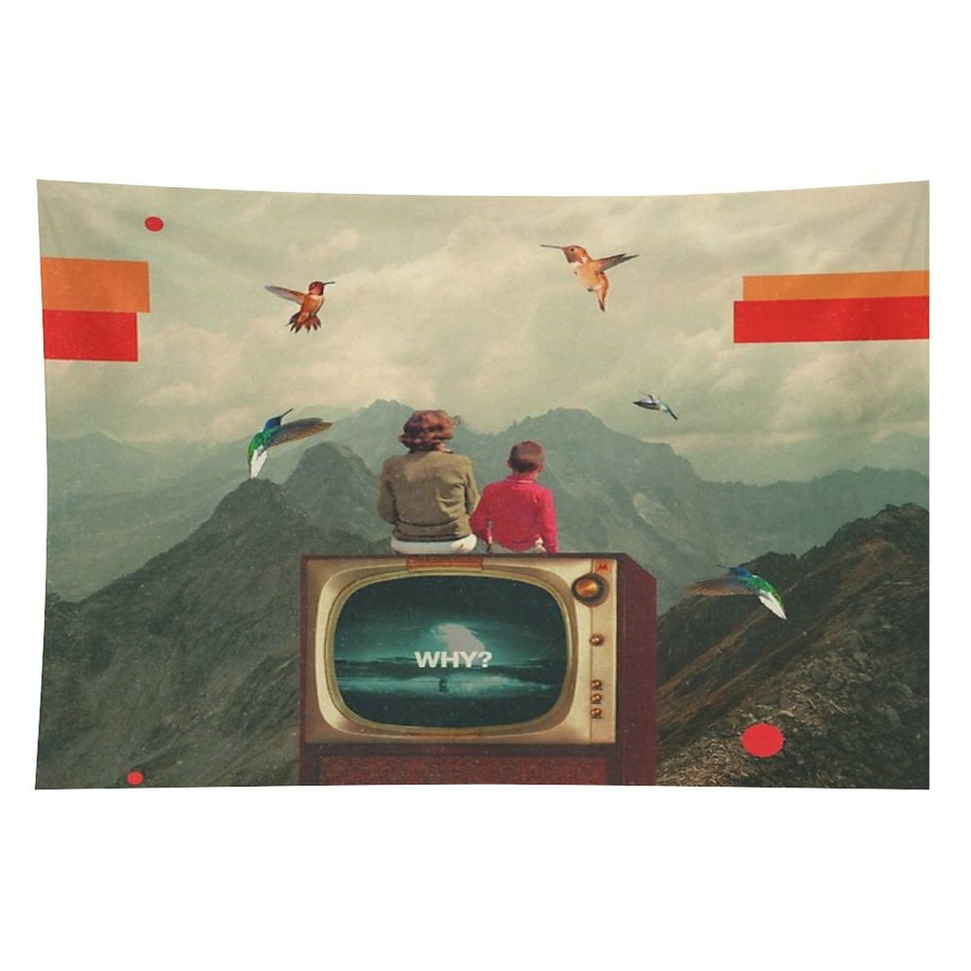 Mother Protect Me from The Sadness of This World Tapestry