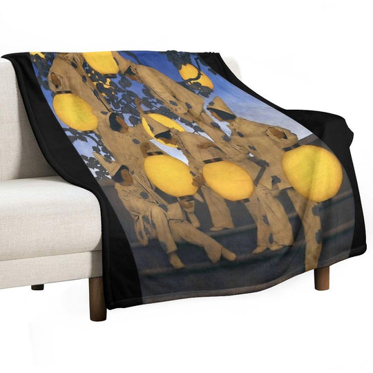 Maxfield Parrish - The Lantern Bearers Lightweight Throw Blanket