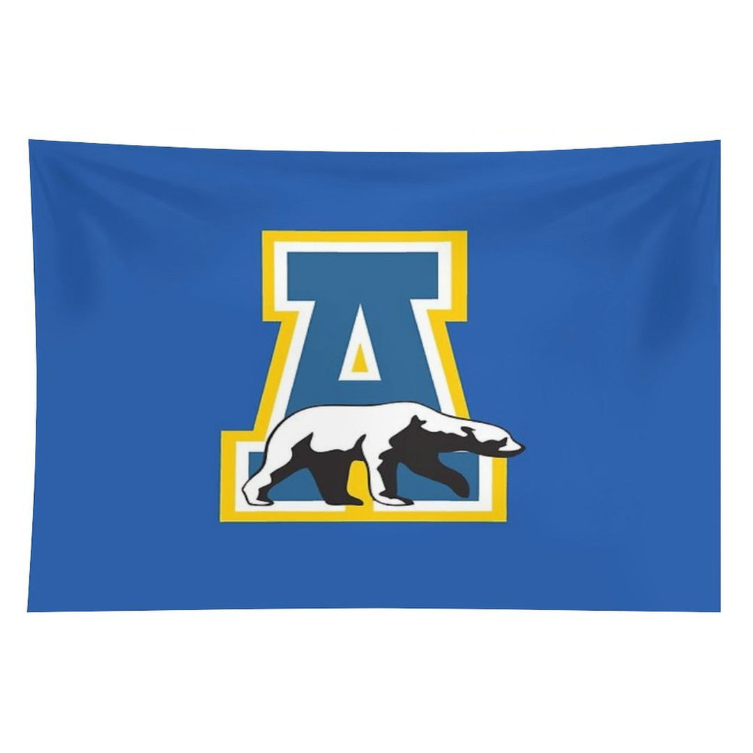 Alaska University Fans Art Tapestry
