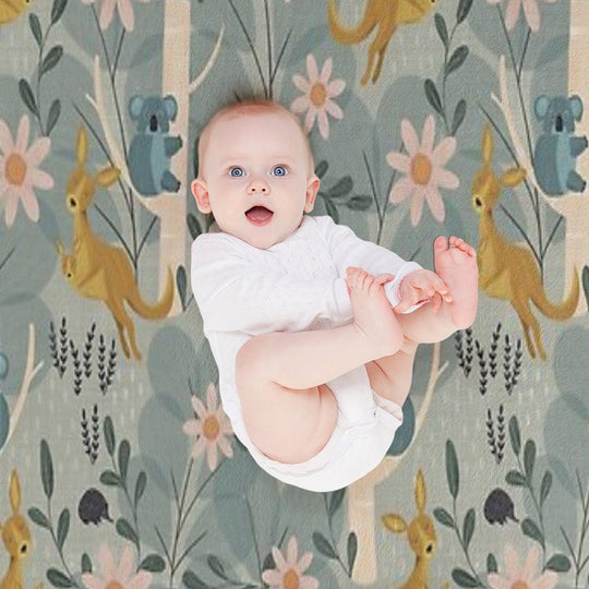 Aussie Animals Velvety-soft Throw Blanket