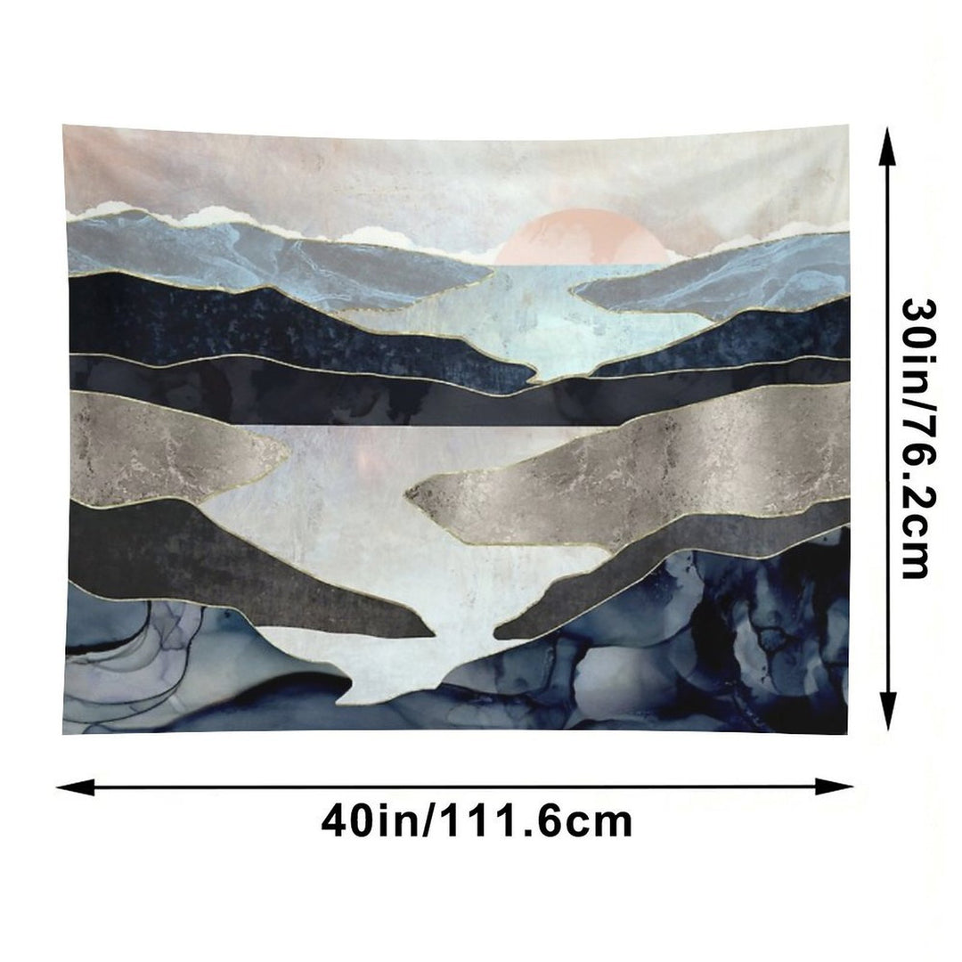 Blue Mountain Lake Tapestry