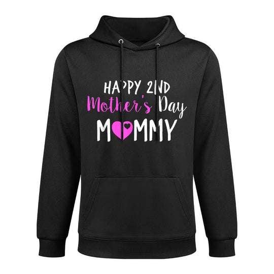 Happy 2nd Mother&#39;s Day Mommy Medium-Weight Fabric Hoodie