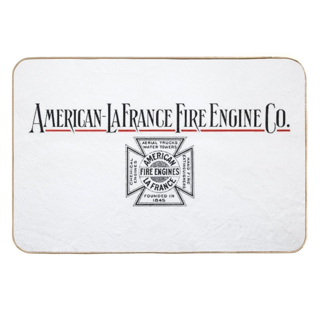 1909 American LaFrance Fire Engine  Versatile Bath Mat