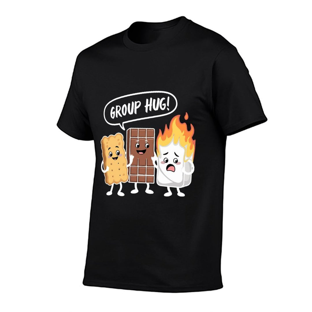 Group Hug Smores Funny Camping Lover  Eco-friendly Material T-Shirt